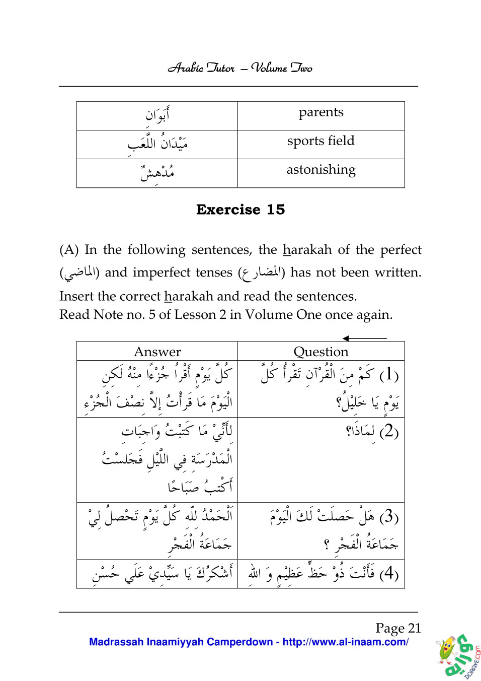 Arabic Tutor Volume Two 021 - Arabic Tutor Volume-Two 2
