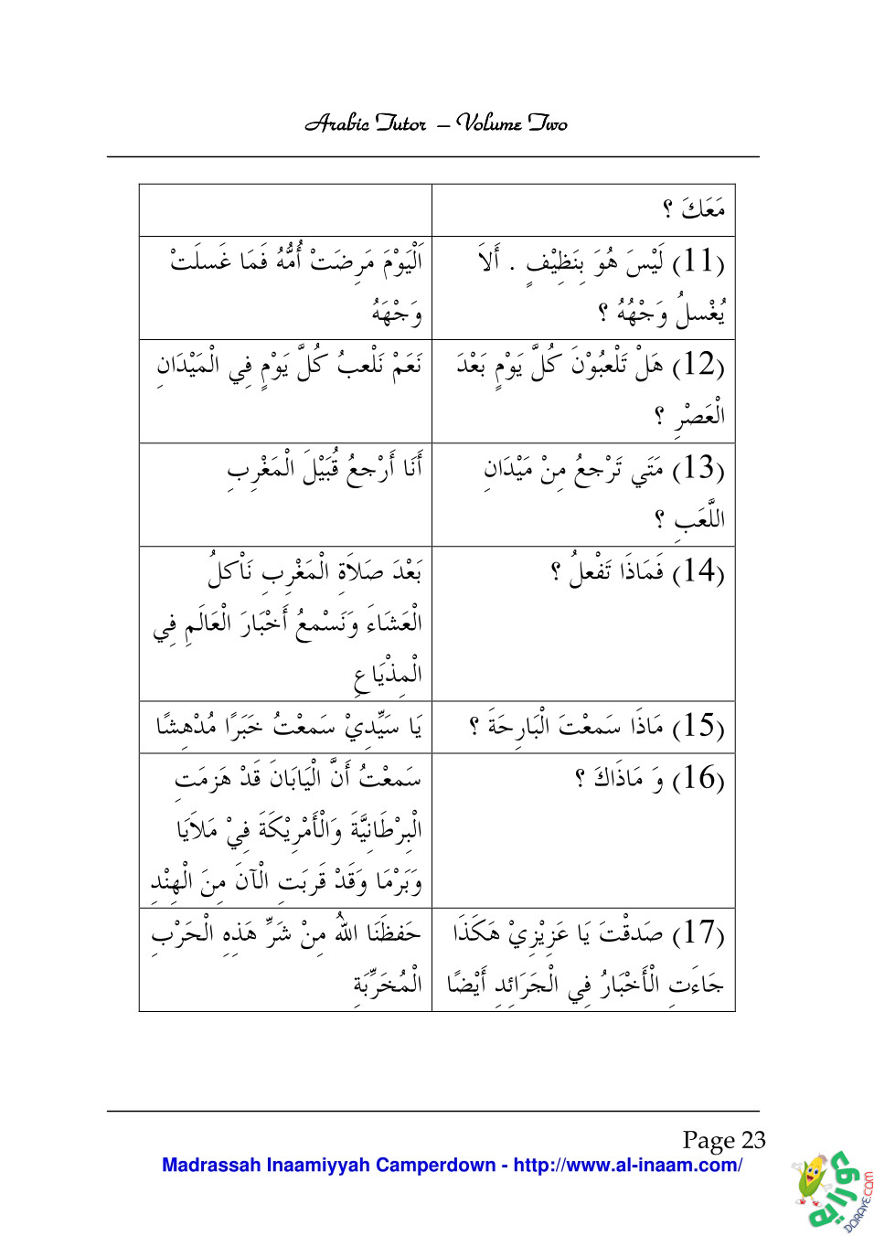 Arabic Tutor Volume Two 023 - Arabic Tutor Volume-Two 2